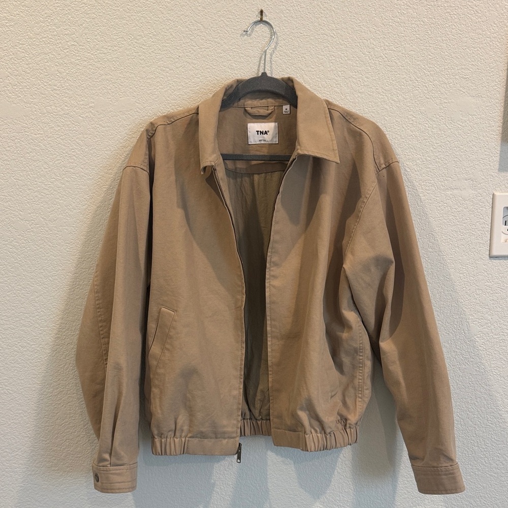 Aritzia Tan Caddie Blouson Jacket